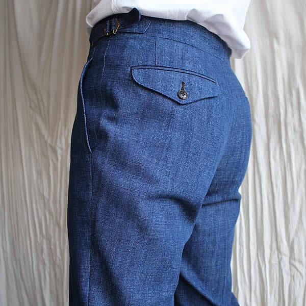 作ってみた。『linen×cotton vintage fade denim trousers』_c0181543_18093594.jpg