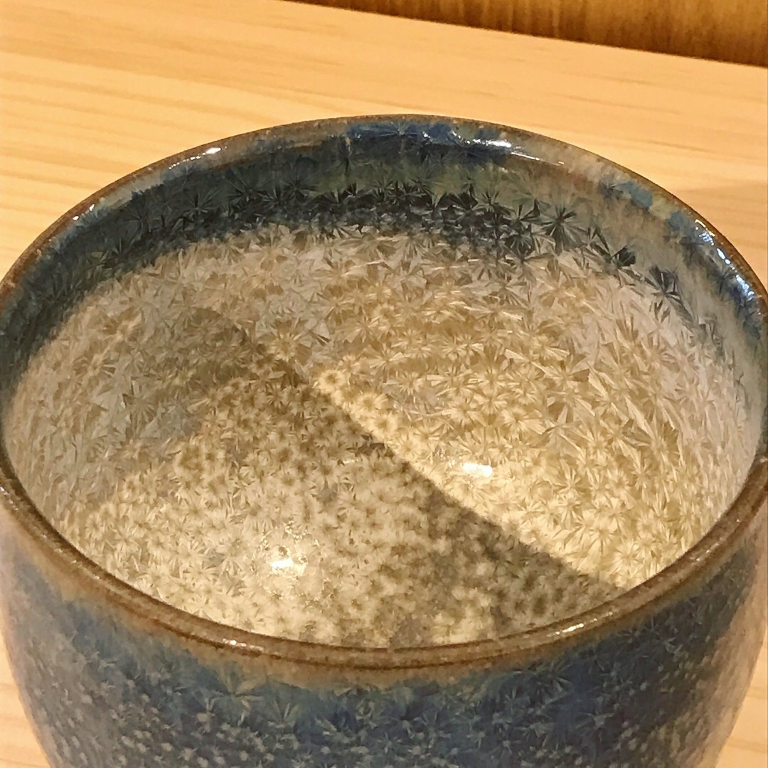 お菓子の似合う器展 本間友幸さんのお抹茶盌 _b0353974_23224833.jpg