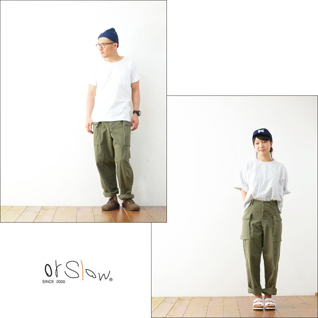 orslow[オアスロウ] 2POCKET CARGO PATNS [03-5250-HBT216] カーゴパンツ・ロングパンツ　ワイドパンツ・ミリタリーパンツ・MEN\'S/LADY\'S_f0051306_18220231.jpg