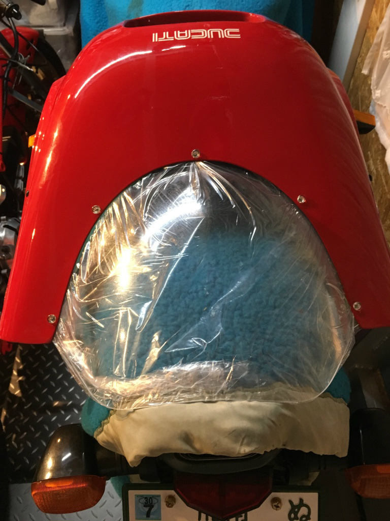 DUCATI F1-2型 整備日記「スクリーン交換」 20171104_a0051924_22440616.jpg