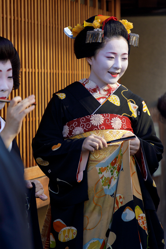 お見世出し 上七軒 勝貴さん 花景色 K W C Photoblog