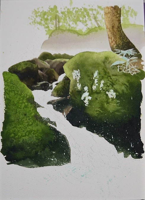 10月の課題の渓流描き方後編とワークショップのお知らせ 小林啓子水彩画の部屋 10月の課題の渓流描き方後編とワークショップのお知らせ 小林啓子水彩画の部屋