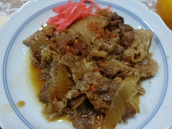11/5 牛鮭定食@自宅_b0042308_07191482.jpg