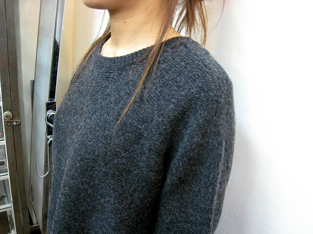 ｓｉｒｏ（シロ）ＡＩＲ　ＹＡＲＮ２ＷＡＹニット　ＣＨＡＲＣＯＡＬ_a0089359_14255924.jpg