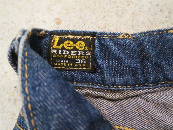 60s lee 101z グリッパージッパーダブルニー