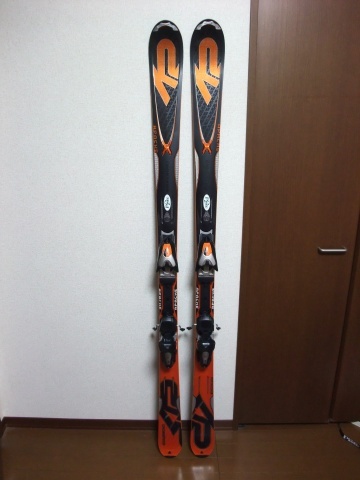 前のスキー板、K2 APACHE CROSSFIRE(アパッチ クロスファイヤー 前のスキー板、K2 APACHE CROSSFIRE(アパッチ クロスファイヤー