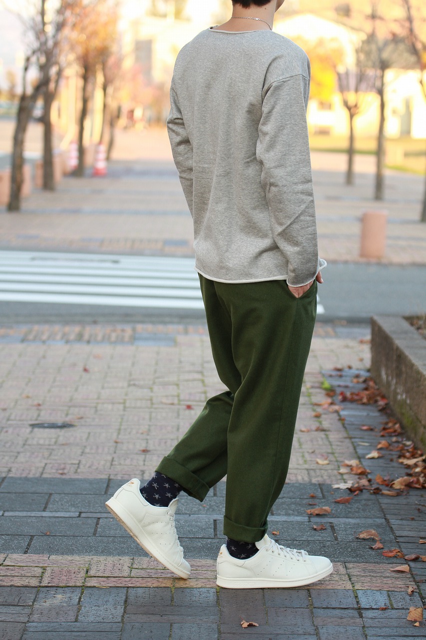 2pleats Wool easy trousers/新ブランドCEASTERS\"(ケステル)_b0139233_17113288.jpg