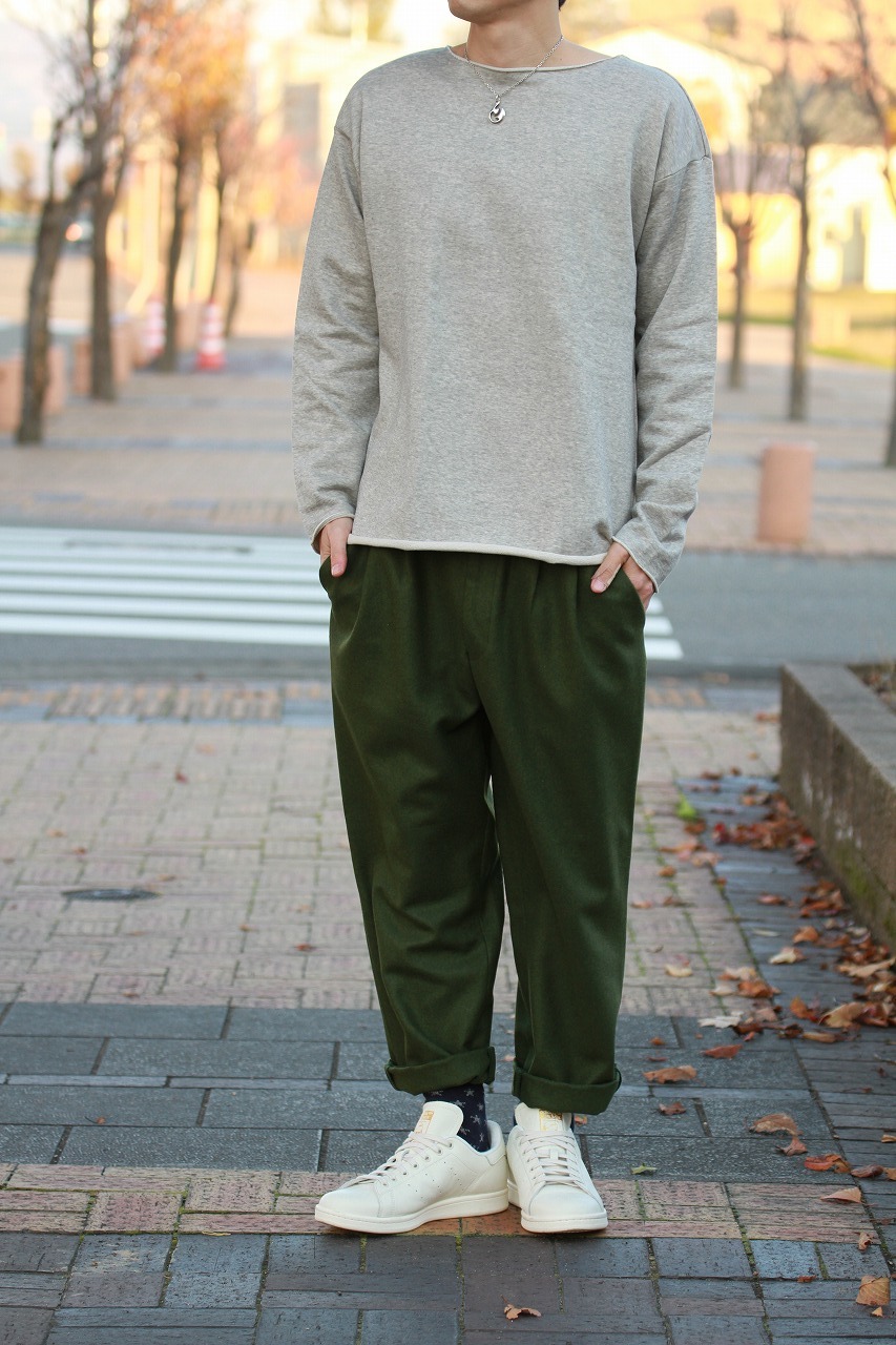 2pleats Wool easy trousers/新ブランドCEASTERS\"(ケステル)_b0139233_17113341.jpg