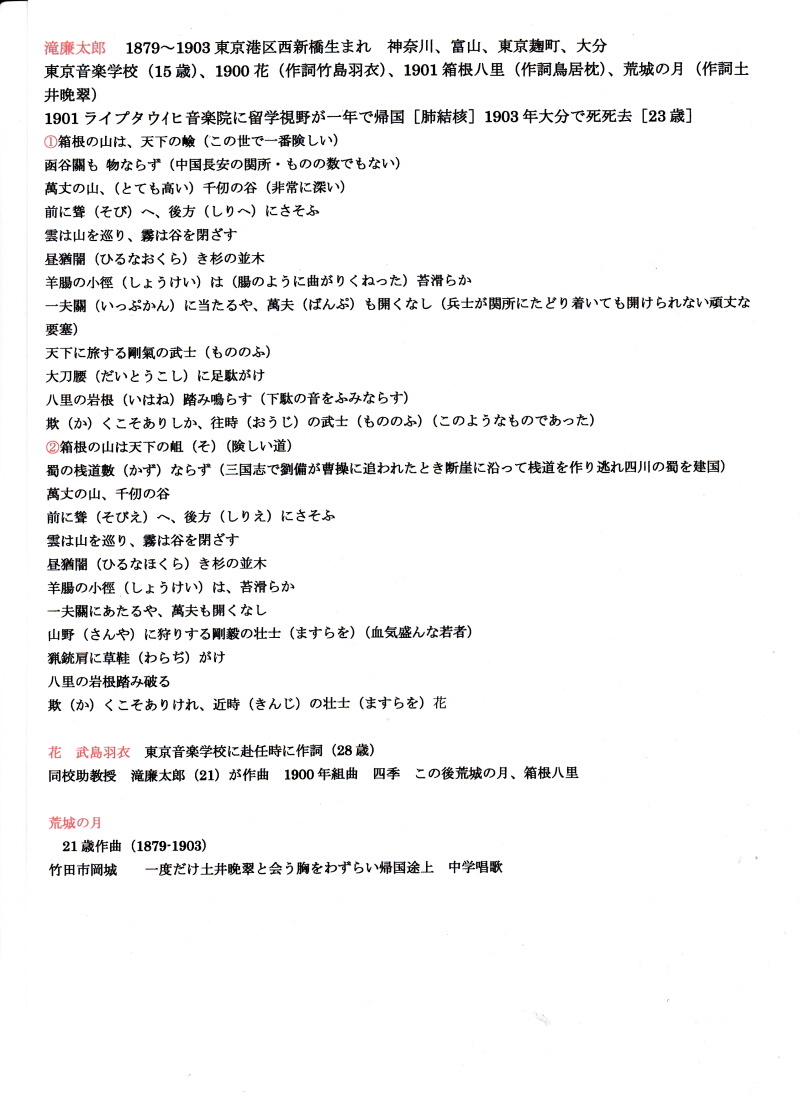 名曲歌碑めぐり 童謡唱歌等の歌碑をたずね歌の心や真意を探る