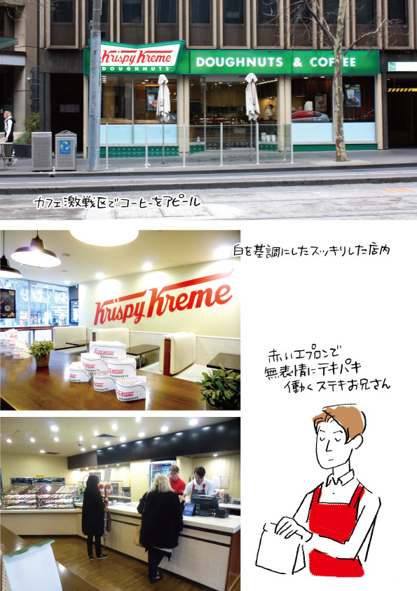 【メルボルンドーナツ旅：その7】Krispy Kreme Doughnuts【なんと、ベーグルがある！】_d0272182_17403728.jpg