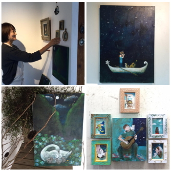 「天体観測」しばたあきこ個展 終了しました。/ぎゃらりーマドベ_a0251920_11591507.jpg