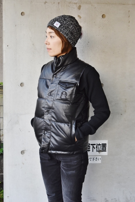 問い合わせ・増えております。。。FIDELITY ALL LEATHER DOWN VEST!★!_d0152280_10091396.jpg