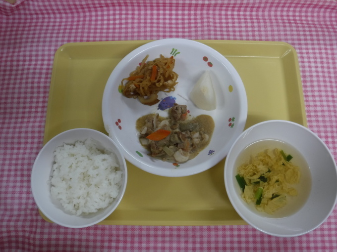 9月、１０月の給食のメニューを紹介します。_f0227821_16191336.jpg