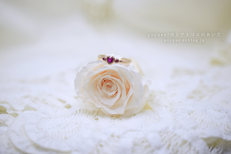 30th Wedding Anniversary Heart-cut Ruby Ring 静岡県 K 様_e0131432_11400301.jpg