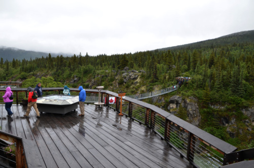 YukonSuspensionBridge（ユーコン吊り橋）はお天気が良かったらきっと良いはず！:ルビープリンセスアラスカクルーズ_f0054556_19045827.jpg