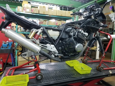 CB400SB 車検整備①_e0114857_7514727.jpg