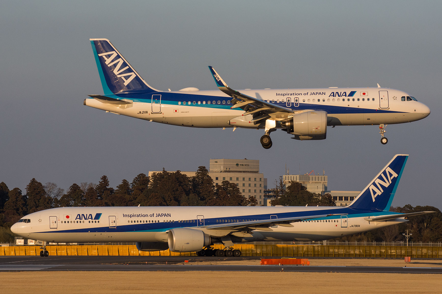 ANA A320neo JA211A - 航空機