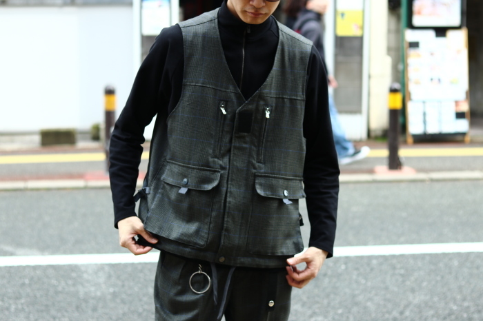 Name. : GLEN PLAID UTILITY VEST & TROUSERS : BIRTH DAY