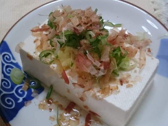 11/10 粗挽き鶏肉団子うどん + 冷奴@自宅_b0042308_11061807.jpg