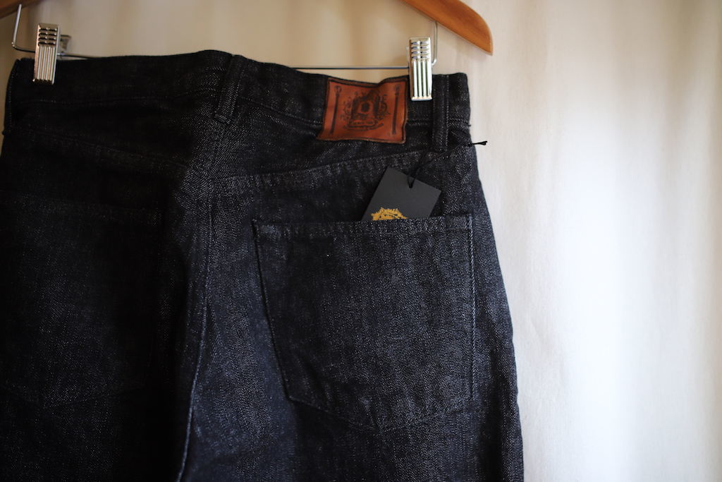 14.5oz 5 POCKETS BLACK DENIM PANTS_e0198668_17131837.jpg