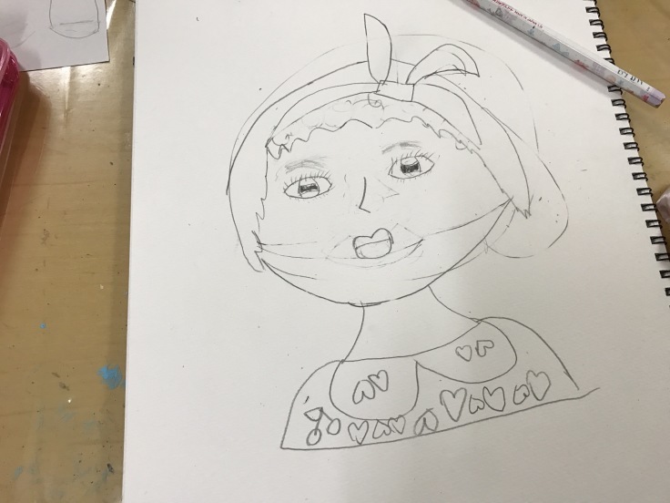 小学1年生自画像下書きと小学校の図工に思うこと 東西線浦安駅徒歩2分の絵画教室 Atelier創 アトリエ ソウ のブログ 小学1年生自画像下書きと小学校の図工に思うこと 東西線浦安駅徒歩2分の絵画教室 Atelier創 アトリエ ソウ のブログ