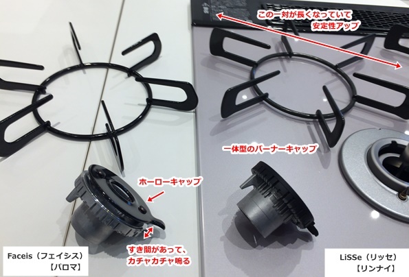 ビルトインコンロ検討中 リンナイ リッセ ココットプレートか パロマ フェイシス ラ クックか ツルカメ Days