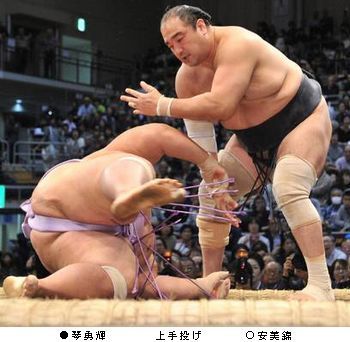 安美錦　大相撲　九州場所　初日_b0044404_09301942.jpg