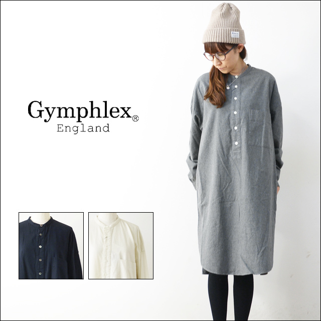Gymphlex [ジムフレックス] 60/2ビエラ起毛無地 LS SHIRTS [J-1257BSD] 起毛ロングシャツ/シャツワンピース LADY\'S _f0051306_18251464.jpg