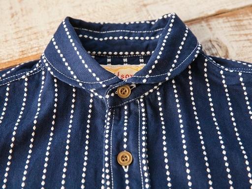 MATTSONS\'よりINDIGO STRIPE SHIRTSのご紹介です!!_d0160378_17590350.jpg