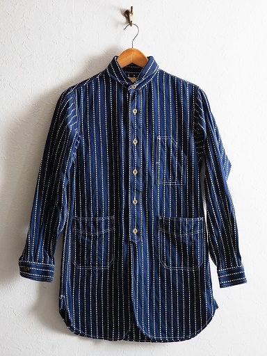 MATTSONS\'よりINDIGO STRIPE SHIRTSのご紹介です!!_d0160378_17591475.jpg