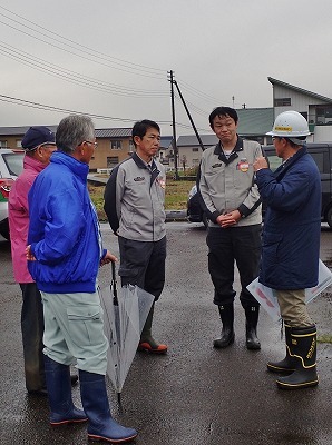 施設の長寿命化に関する協議(五箇・境川地内にて)_c0336902_08061581.jpg