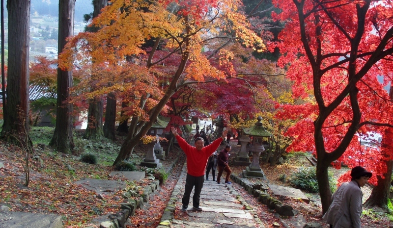 長野市若穂保科 清水寺 せいすいじ 紅葉 くろかわ元理事長ぶらぶらブログ