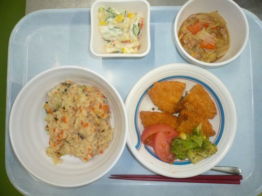 11/14　炊き出し訓練_a0154110_14192536.jpg