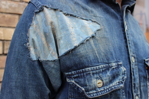 ANACHRONORM \"DAMAGED DENIM WORK SHIRT\" ご紹介_f0191324_08103408.jpg