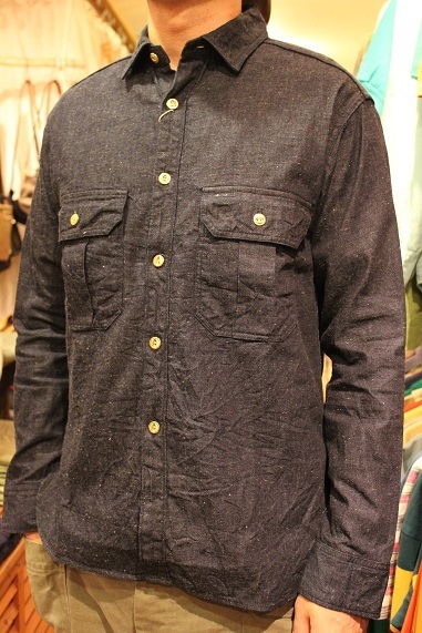 ANACHRONORM \"DAMAGED DENIM WORK SHIRT\" ご紹介_f0191324_08222095.jpg