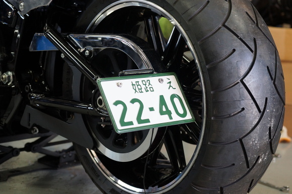 2018年以降 SOFTAIL用サイドナンバーKIT : custom factory noys blog