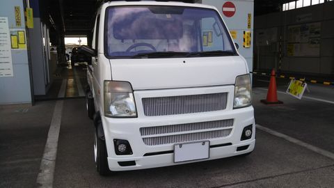 63キャリィいじり　車検場へ持ち込み・・・_a0145207_17433026.jpg