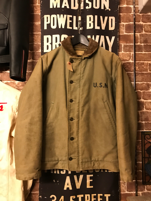 US NAVY N-1 DECK JACKET 初期型ピケ_a0208155_08005868.jpg