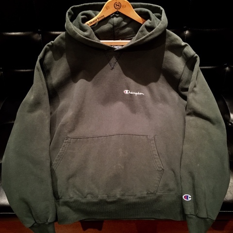 1990s \" CHAMPION -made in U.S.A- \" V-gusset PULL OVER SWEAT PARKA ._d0172088_17315090.jpg