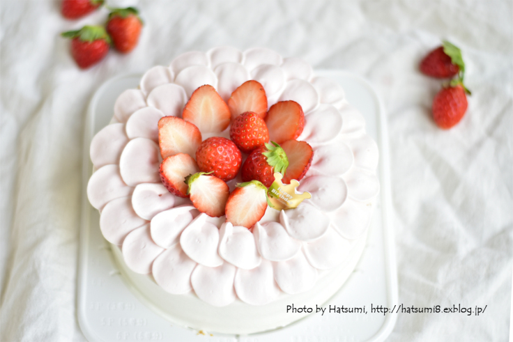 国産いちごのデコレーションケーキ Honey Cafe 国産いちごのデコレーションケーキ Honey Cafe