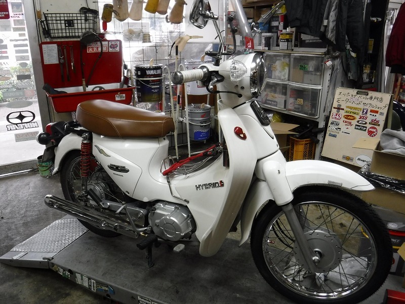 スーパーカブ110集中メンテナンス : モーターヘッド サイクルショップ