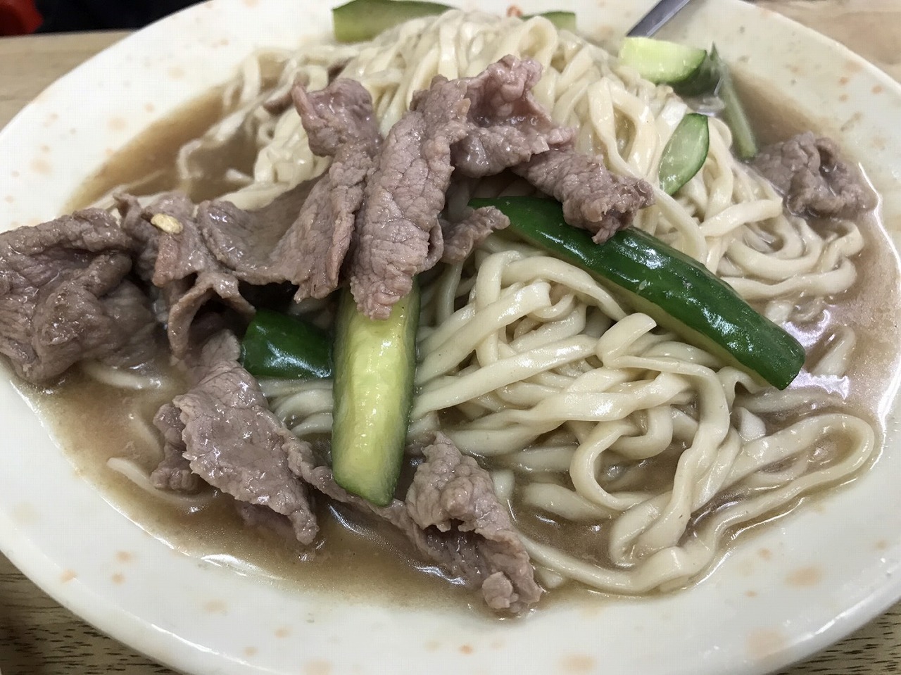 （台中：麺）うわっ！高雄の大好きな麺とそっくりの好みの麺が台中に！「老向的店」さんにて♪_b0182708_23325980.jpg