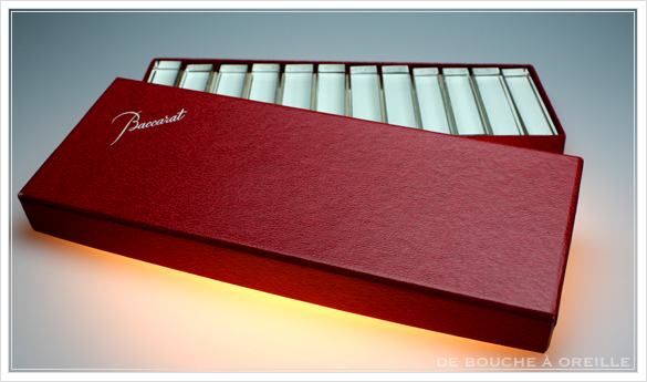 アンティーク オールド バカラ ナイフレスト 箸置き Baccarat \"porte - couteau\"_d0184921_12434557.jpg