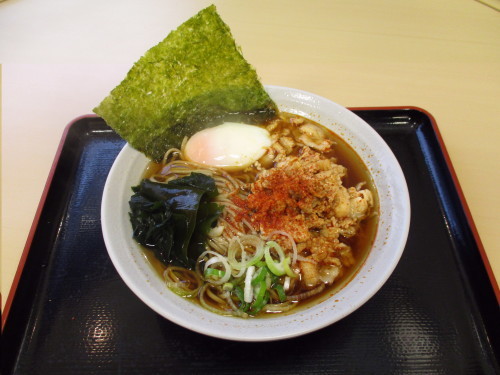 218杯目:富士そばの赤富士そば_f0339637_15362998.jpg