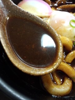 旬味まるごと三重展　堀製麺の黒い極太カレーうどん_f0112873_22593844.jpg