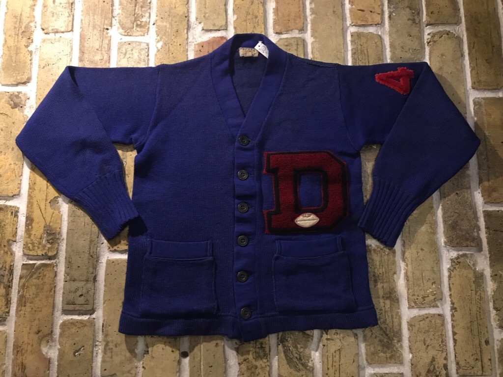 神戸店11/22(水)ヴィンテージ入荷!#6 Vintage Letterman Item! 30\'s ShawlCollar Cardigan!!!_c0078587_16213541.jpg