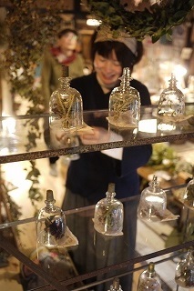 ②ガラスの作品「フボーと植物展 白6」ディスプレイ編_f0226293_10163192.jpg