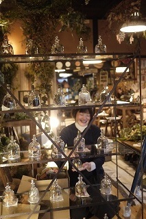 ②ガラスの作品「フボーと植物展 白6」ディスプレイ編_f0226293_10170925.jpg