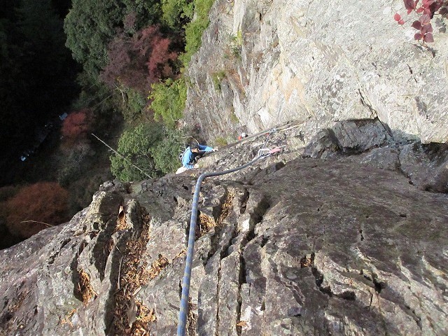 奥多摩の岩場訪問 越沢バットレス Rock Climbing at Koizawa Buttress