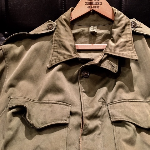 1950s \" U.S ARMY \" M 1950 - BACK SATIN - VINTAGE FIELD JACKET ._d0172088_21343629.jpg